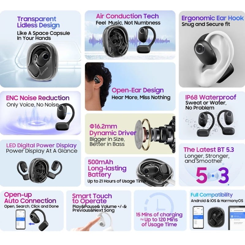 Blackview AirBuds 100 Azul - Item5