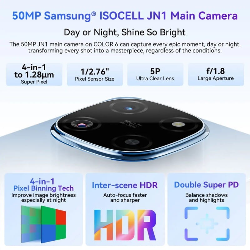 Blackview Color 6 8GB/256GB Azul - Item7