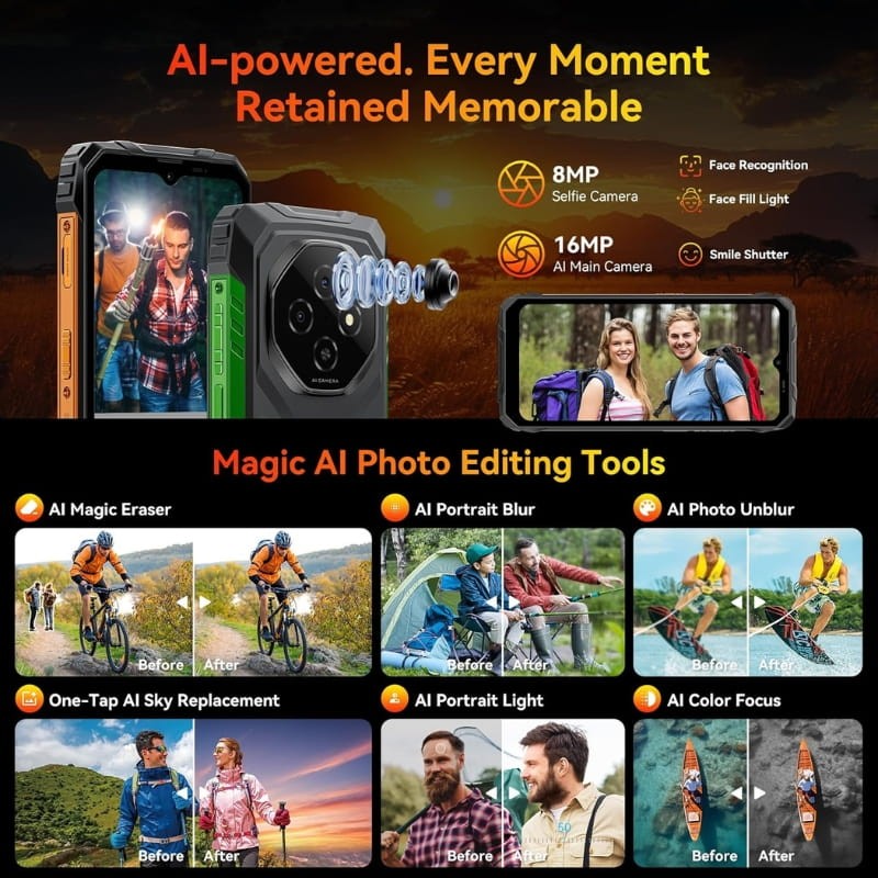Blackview Fort 1 6Go/256Go Noir Robuste - Ítem7