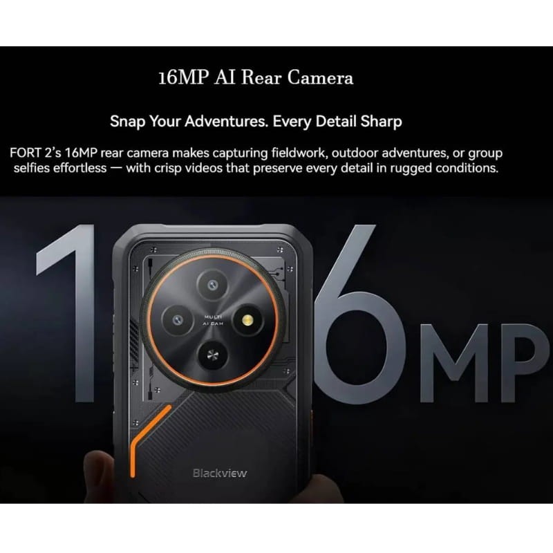 Blackview Fort 2 8GB/128GB Dual SIM Blanco Rugged - Ítem7