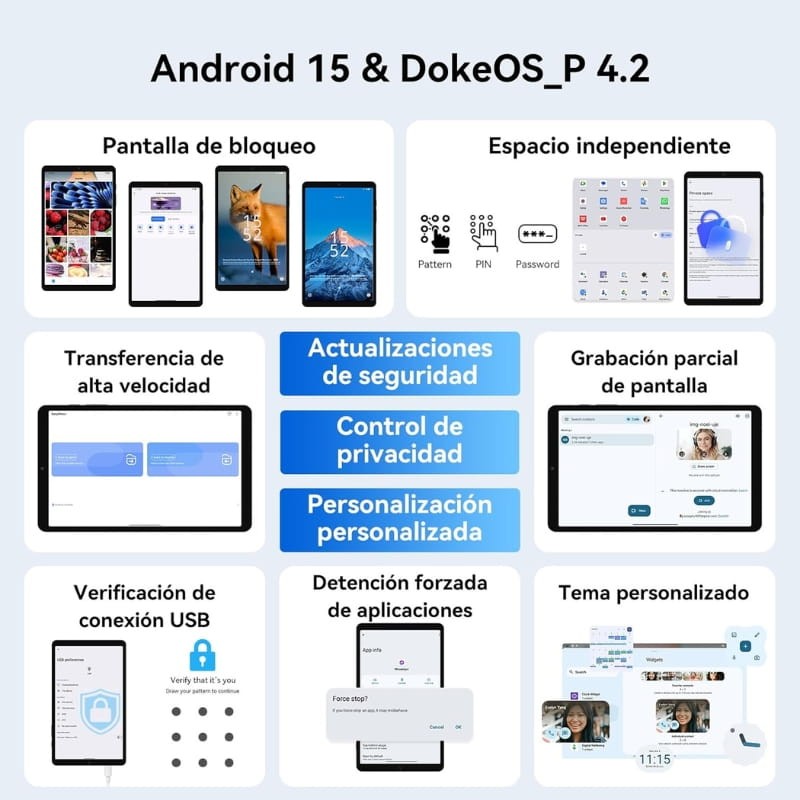 Blackview Link 2 8,68 4Go/128Go WiFi+4G Bleu - Ítem9