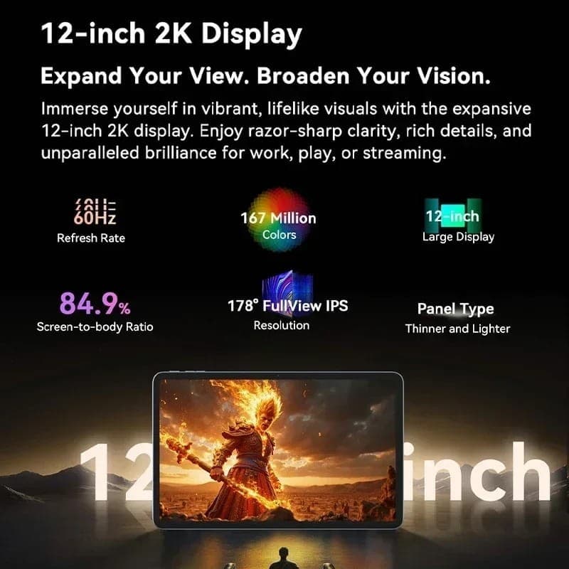 Blackview Mega 2 Set Version 12 12Go/256Go 4G Bleu - écran