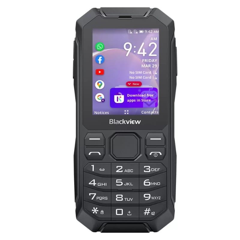 Blackview N1000 1Go/4Go Noir - Téléphone mobile durci - Ítem1