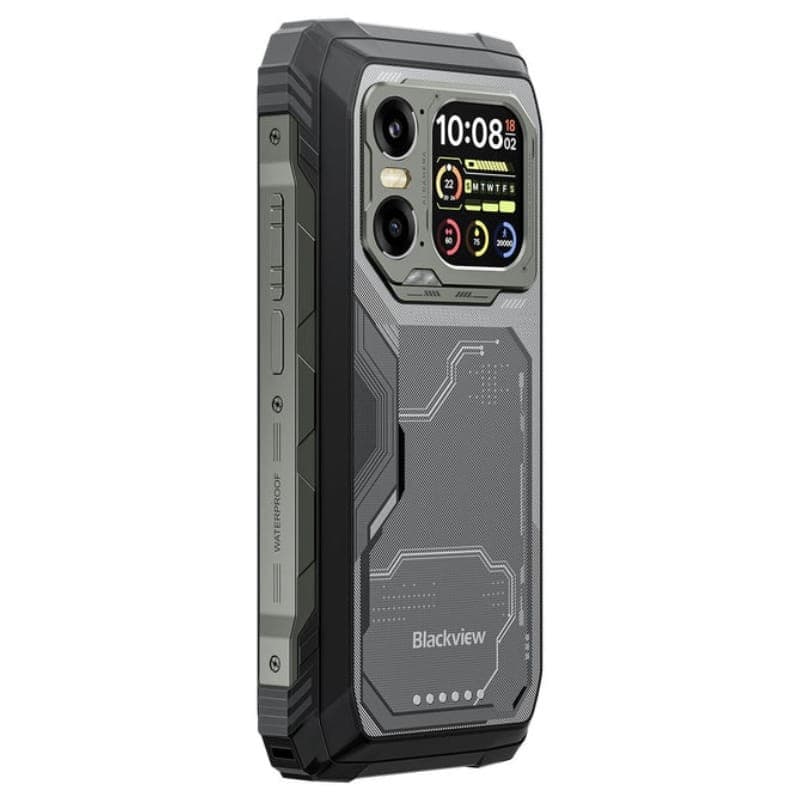 Blackview XPLORE 1 5G 12GB/256GB Negro Rugged - vista trasera a 45 grados