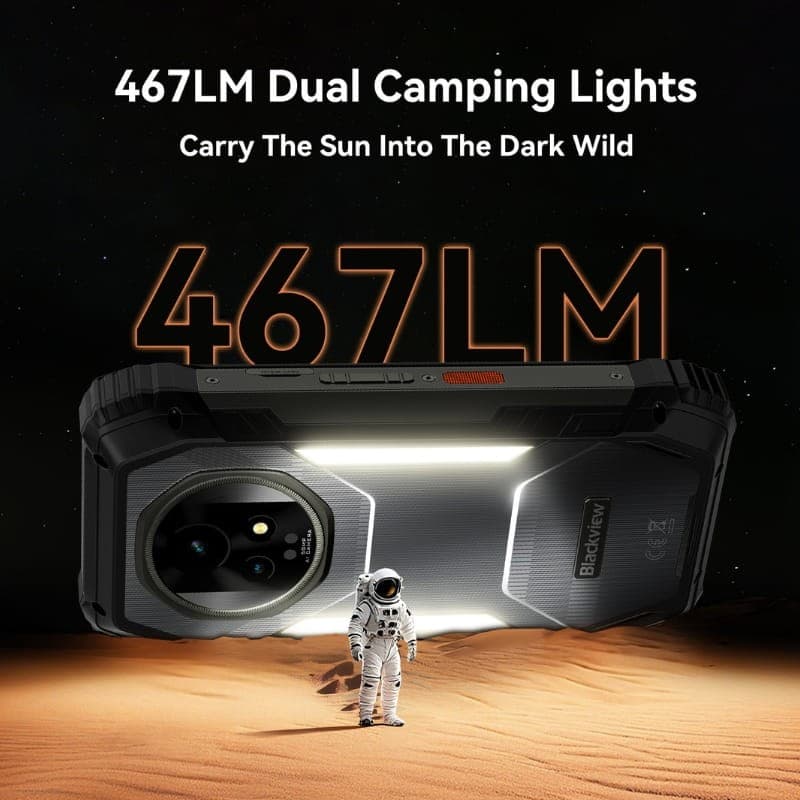 Blackview XPLORE 2 Projector 5G 12GB/256GB Negro - luz de camping