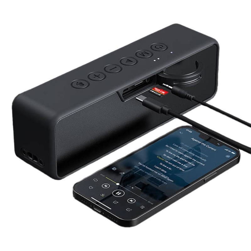 BlitzWolf BW-WA4 30W Negro - Altavoz Bluetooth - conexiones