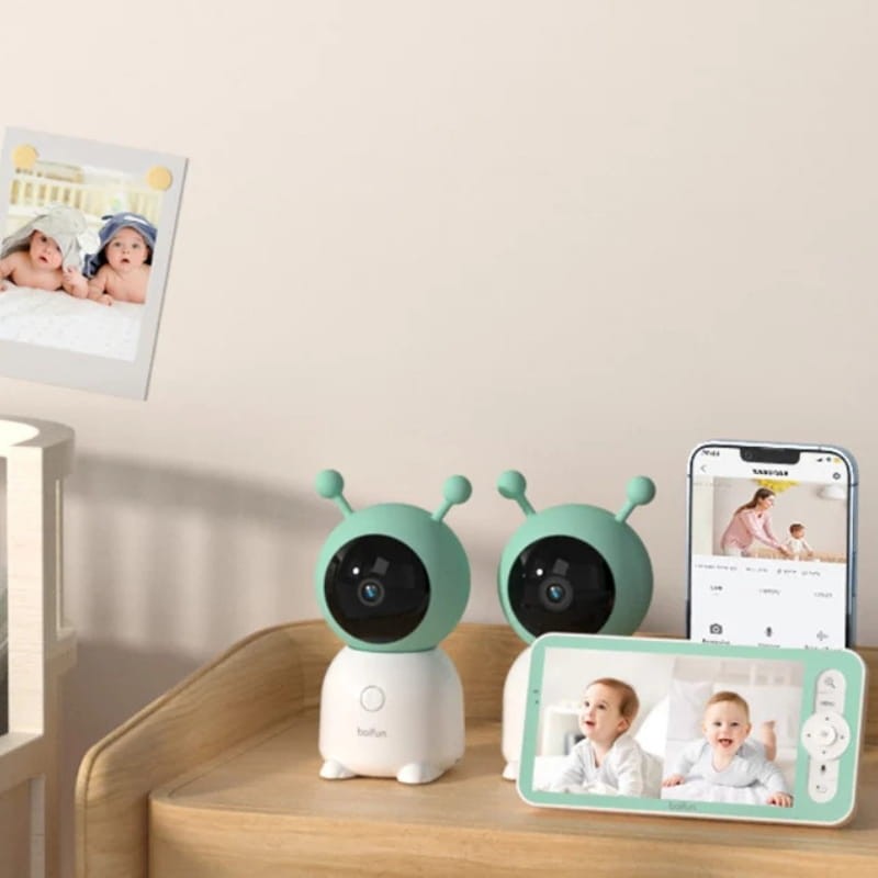 Boifun 6T 2 Caméras 2K WiFi Vert - Moniteur pour bébé - Ítem2