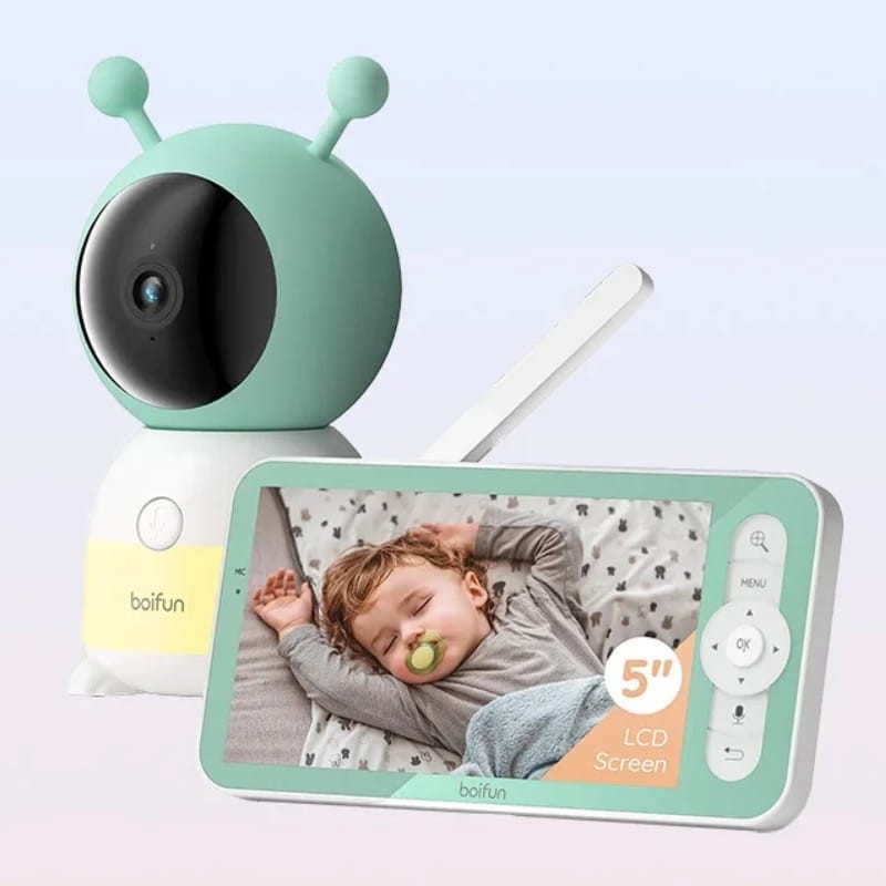 Boifun 6T 2 Caméras 2K WiFi Vert - Moniteur pour bébé - Ítem4