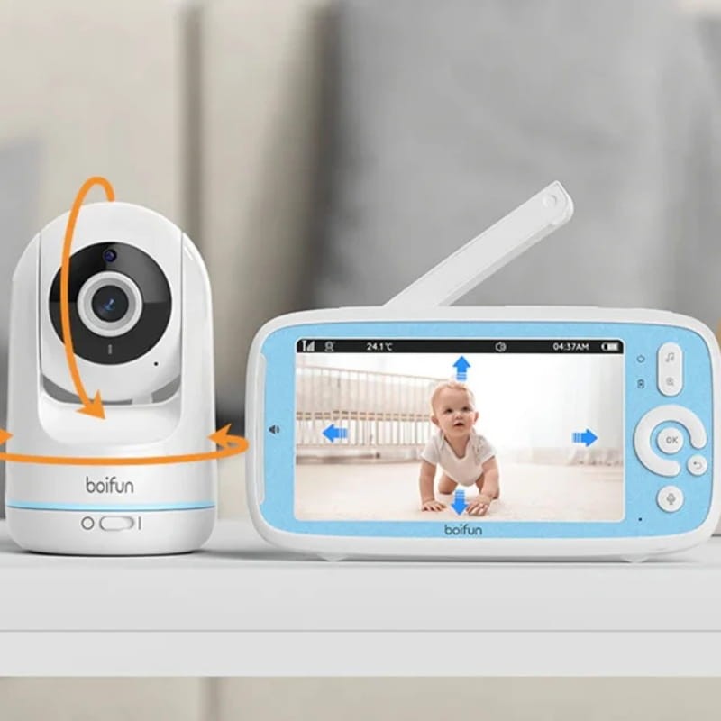 Boifun VB805 720p 5'' Bidirecional Branco - Monitor de Bebé - Item3
