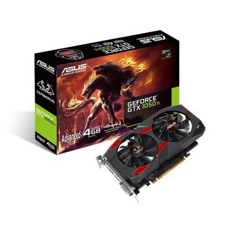 Tarjeta Gráfica Asus CERBERUS GeForce GTX 1050 Ti 4GB GDDR5 - detalle tarjeta - Ítem