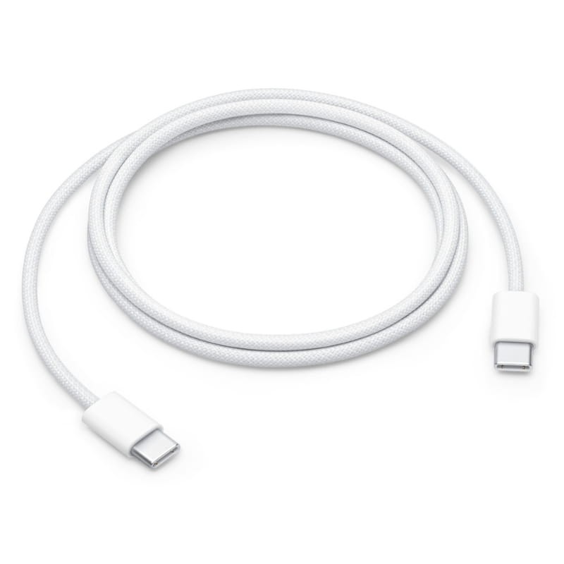 Cabo de carregamento Apple Genuíno USB-C 60W 1M USB 3.2 Gen 1 Branco - Item
