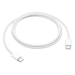 Cable de carga Apple Original USB-C de 60 W 1M USB 3.2 Gen 1 Blanco