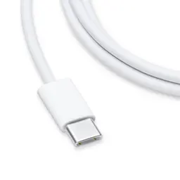 Cable de carga Apple Original USB-C de 60 W 1M USB 3.2 Gen 1 Blanco - Detalle del conector