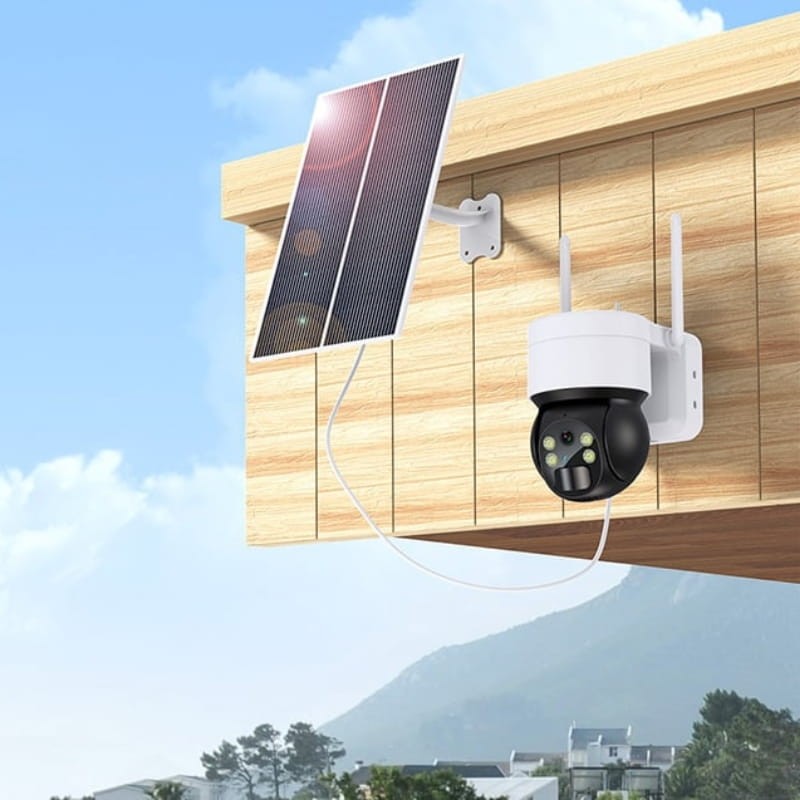 Choetech ASC006 4G PTZ IP66 Solar Blanco - Cámara de Seguridad Exterior - Ítem1
