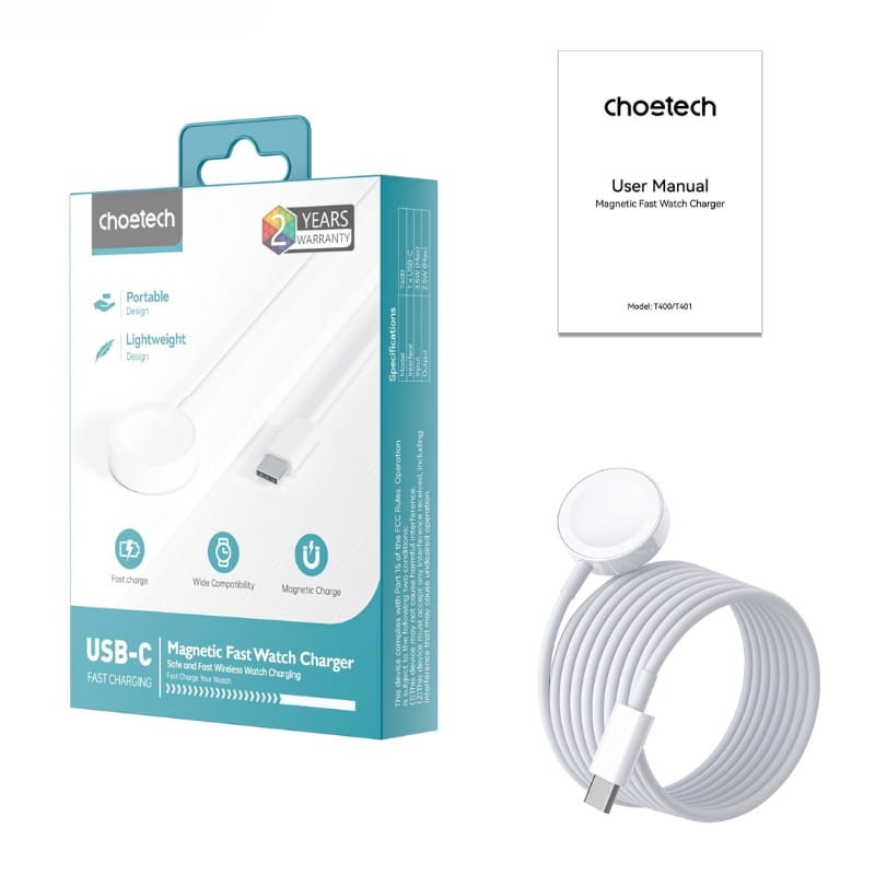 Choetech T400-F - Carregador magnético para Apple Watch - Item7