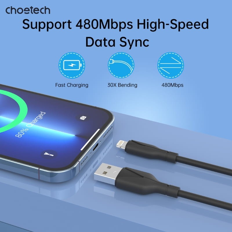 Choetech XAL-0003 - Cable USB-A a Lightning 1m - Ítem3