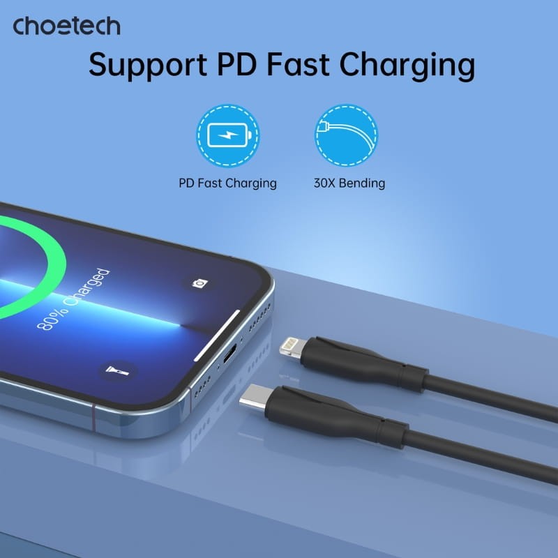 Choetech XCL-0002 - Cable USB-C a Lightning 1m - Ítem3