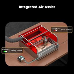 Máquina de gravação e corte a laser Creality Falcon2 Pro 22W - assistência aérea