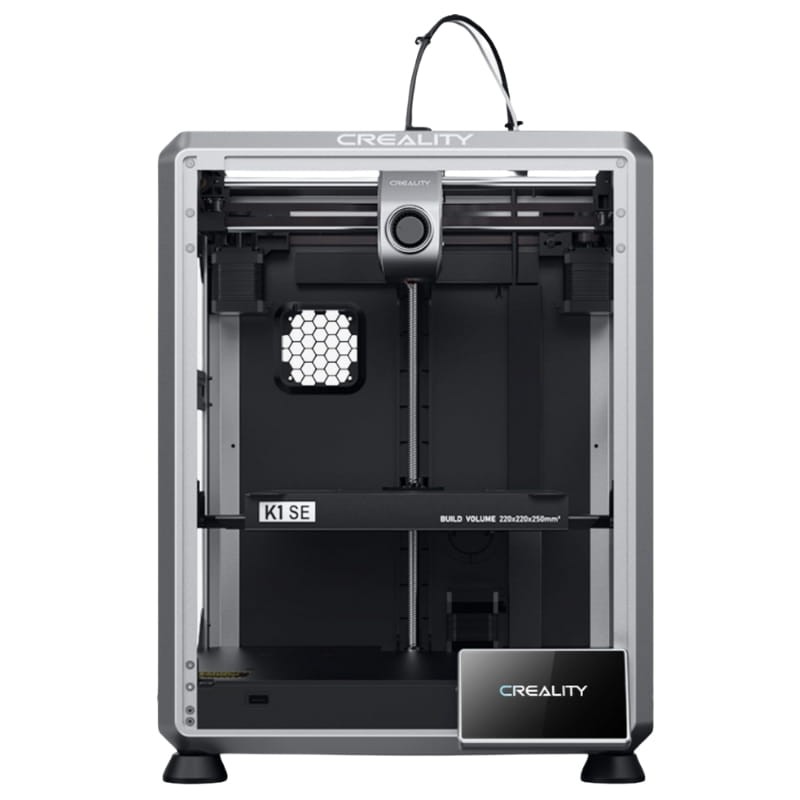 Creality K1 SE - Haute vitesse 600mm/s, taille d'impression 220x220x250mm, refroidissement rapide noir - Imprimante 3D FDM - Ítem1