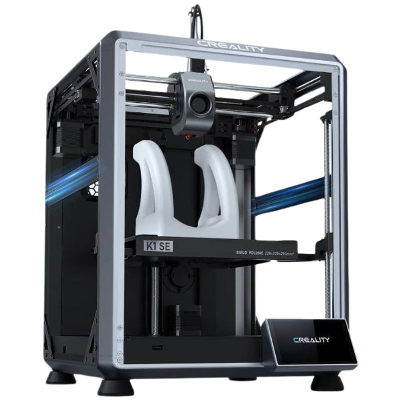 Creality K1 SE - Haute vitesse 600mm/s, taille d'impression 220x220x250mm, refroidissement rapide noir - Imprimante 3D FDM - Ítem4