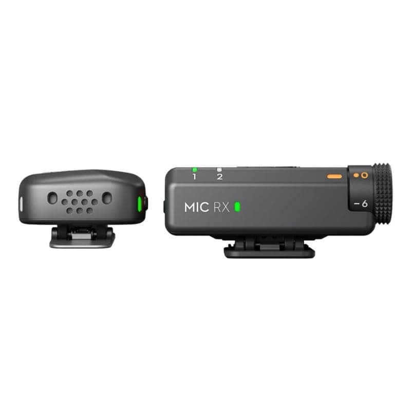 DJI Mic Mini (1 TX + 1 RX) - Microphone sans fil - vue supérieure