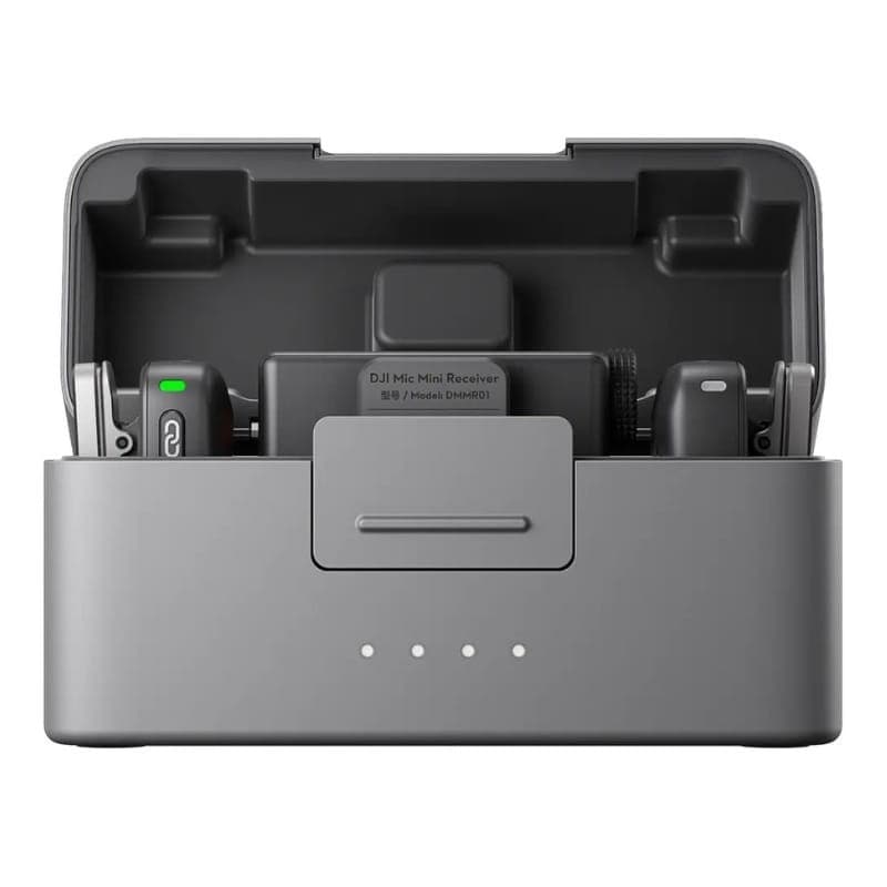DJI Mic Mini (2 TX + 1 RX + étui de recharge) - Microphones sans fil - étui de chargement