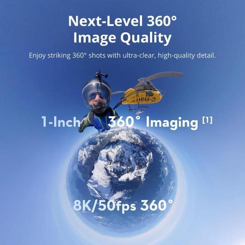 DJI Osmo 360 Adventure Combo - Qualité d'image à 360