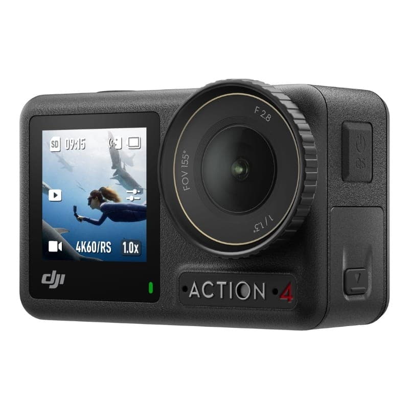 DJI Osmo Action 4 Standard Combo - vista a 45 graus