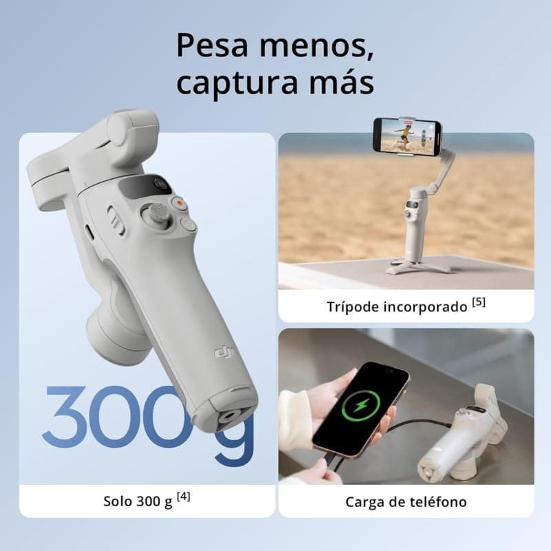DJI Osmo Mobile 7 - Stabilisateur pour smartphone - caractéristiques de conception