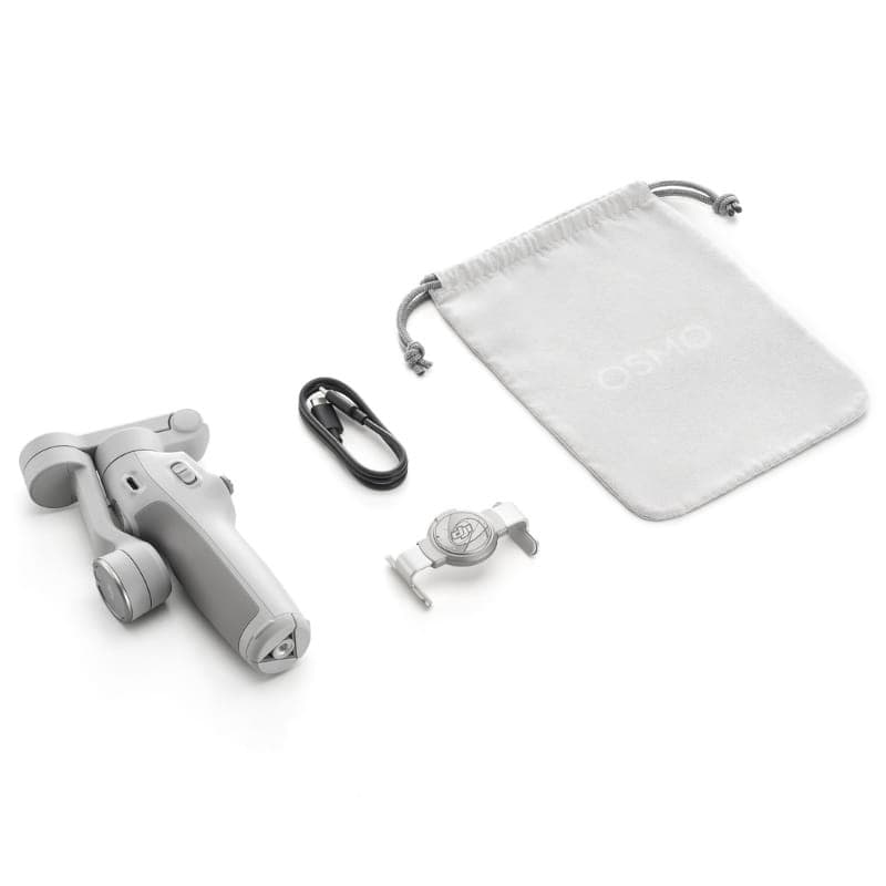 DJI Osmo Mobile 7 - Stabilisateur pour smartphone - contenu de la boîte