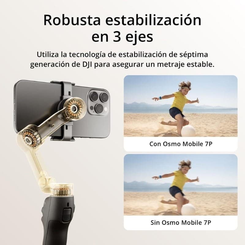 DJI Osmo Mobile 7P - Stabilisateur pour smartphone - Stabilisation à 3 axes