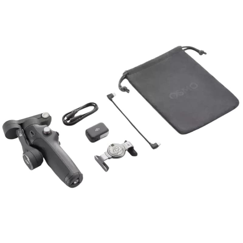 DJI Osmo Mobile 8 - Estabilizador de Smartphone - contenido de la caja