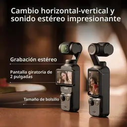 DJI Osmo Pocket 3 Creator Combo - son et affichage stéréo