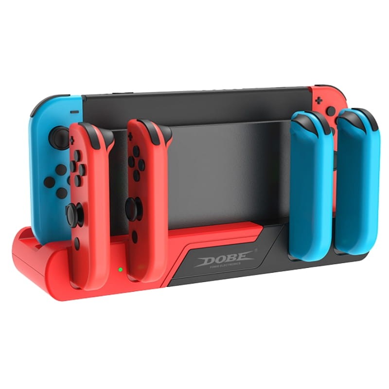 DOBE TNS-0122D Para Nintendo Switch OLED Joy-Con Vermelho/Preto - Item