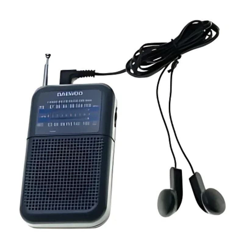 Daewoo DW1008 AM/FM Preto - porta para auscultadores