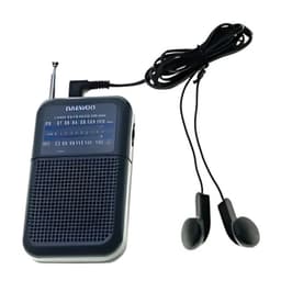Daewoo DW1008 AM/FM Preto - porta para auscultadores