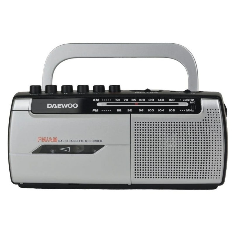 Daewoo DW1107 Prata - Rádio Cassete - Item