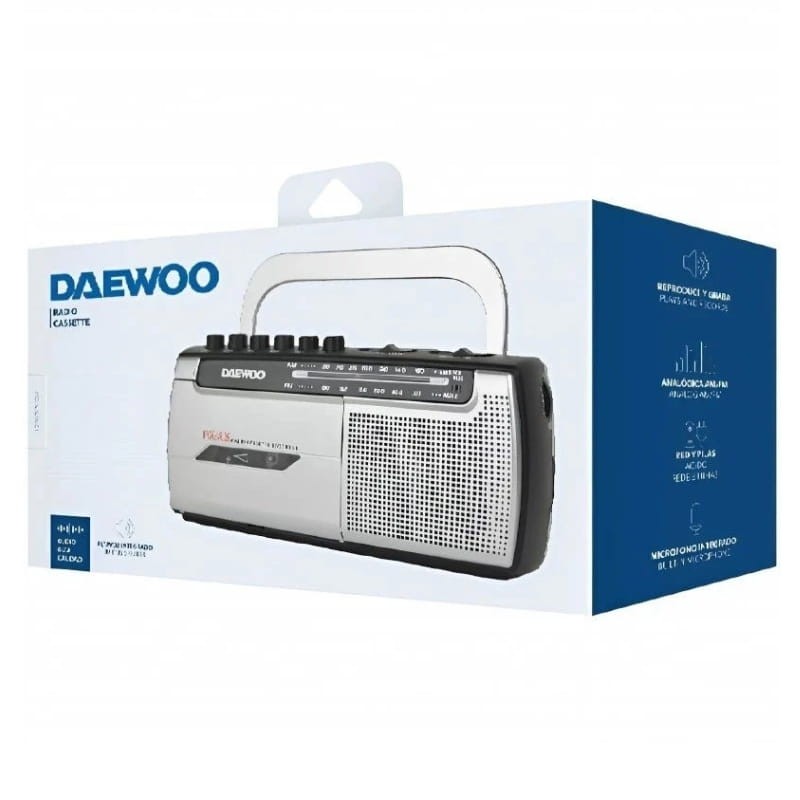Daewoo DW1107 Prata - Rádio Cassete - Item3