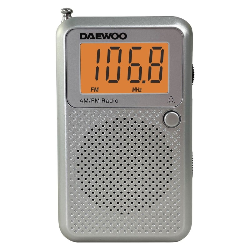 Daewoo DW1115 Cinzento - Rádio Portátil - Item