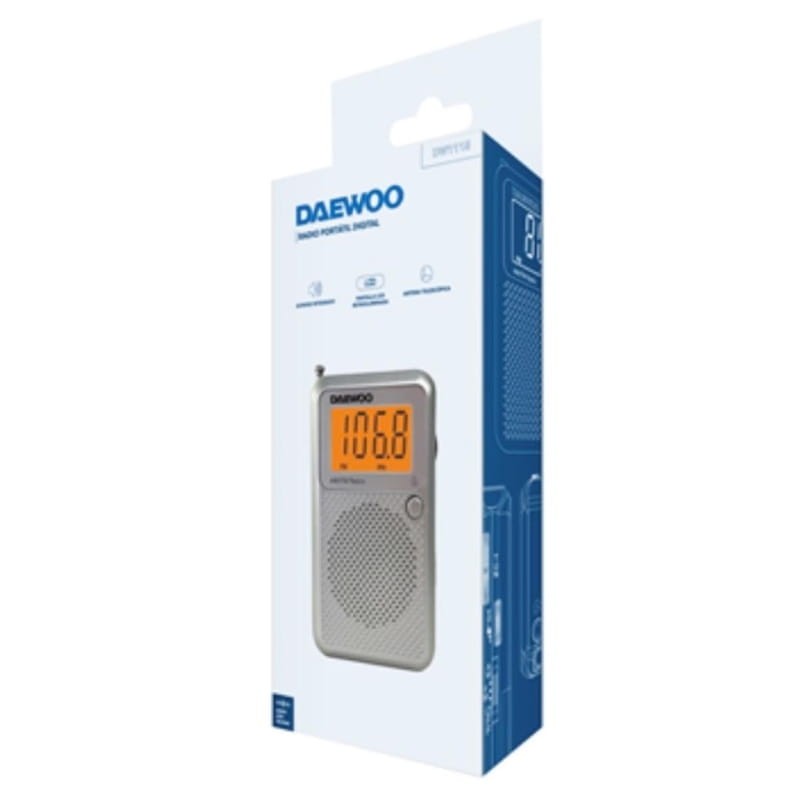 Daewoo DW1115 Cinzento - Rádio Portátil - Item2