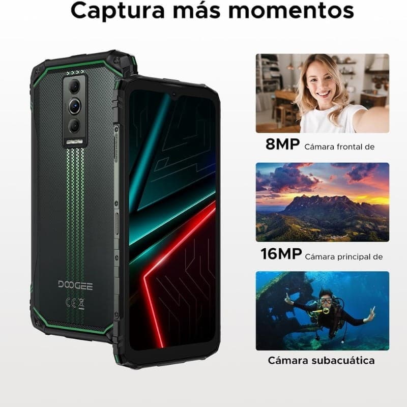 Doogee Blade 10 Energy 4GB/128GB Verde Rugged - sistema de câmaras
