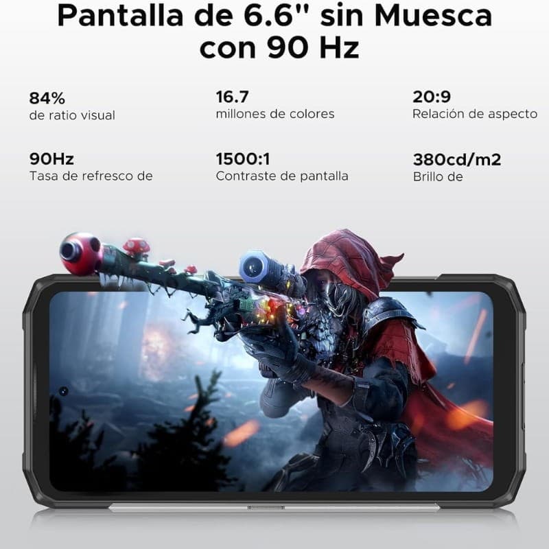Doogee Blade 20 Ultra 8GB/512GB Plata - pantalla