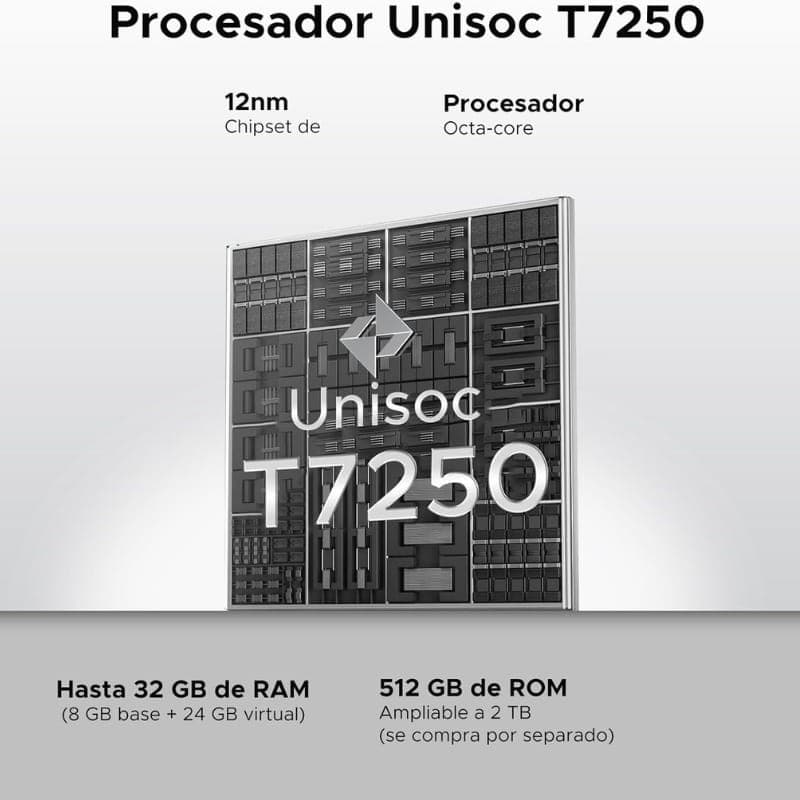 Doogee Blade 20 Ultra 8GB/512GB Plata - procesador