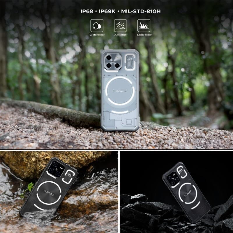 Doogee Blade GT Ultra 5G 16GB/512GB Preto - conceção robusta