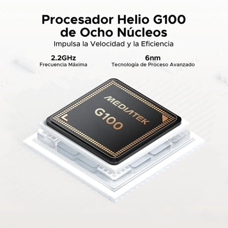 Doogee E3 Pro 13 8 GB/256 GB WiFi + 4G Cinzento - processador
