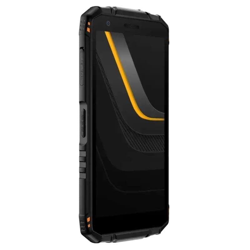 Doogee Fire 3 3Go/64Go Orange Robuste - vue à 45 degrés