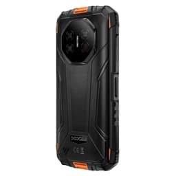 Doogee Fire 3 3Go/64Go Orange Robuste - Vue arrière à 45 degrés