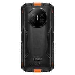 Doogee Fire 3 3Go/64Go Orange Robuste - vue arrière