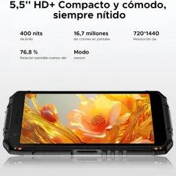 Doogee Fire 3 Ultra 6GB/256GB Naranja - pantalla
