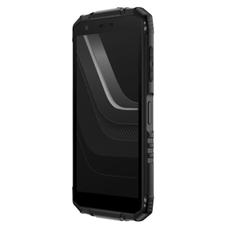 Doogee Fire 3 3Go/64Go Gris Robuste - vue à 45 degrés